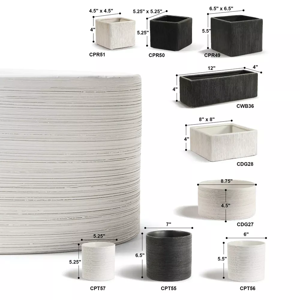 Etched Black and White Collection