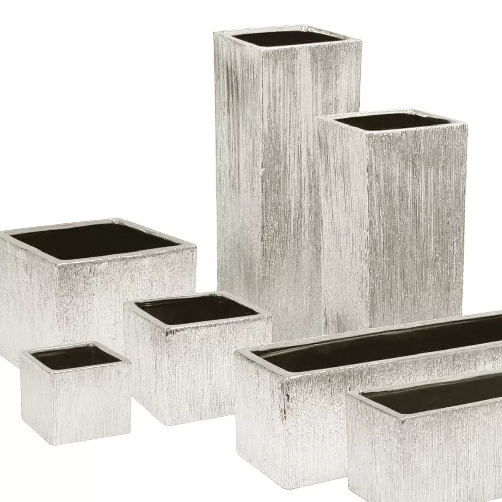 Etched Metallic Silver Collection