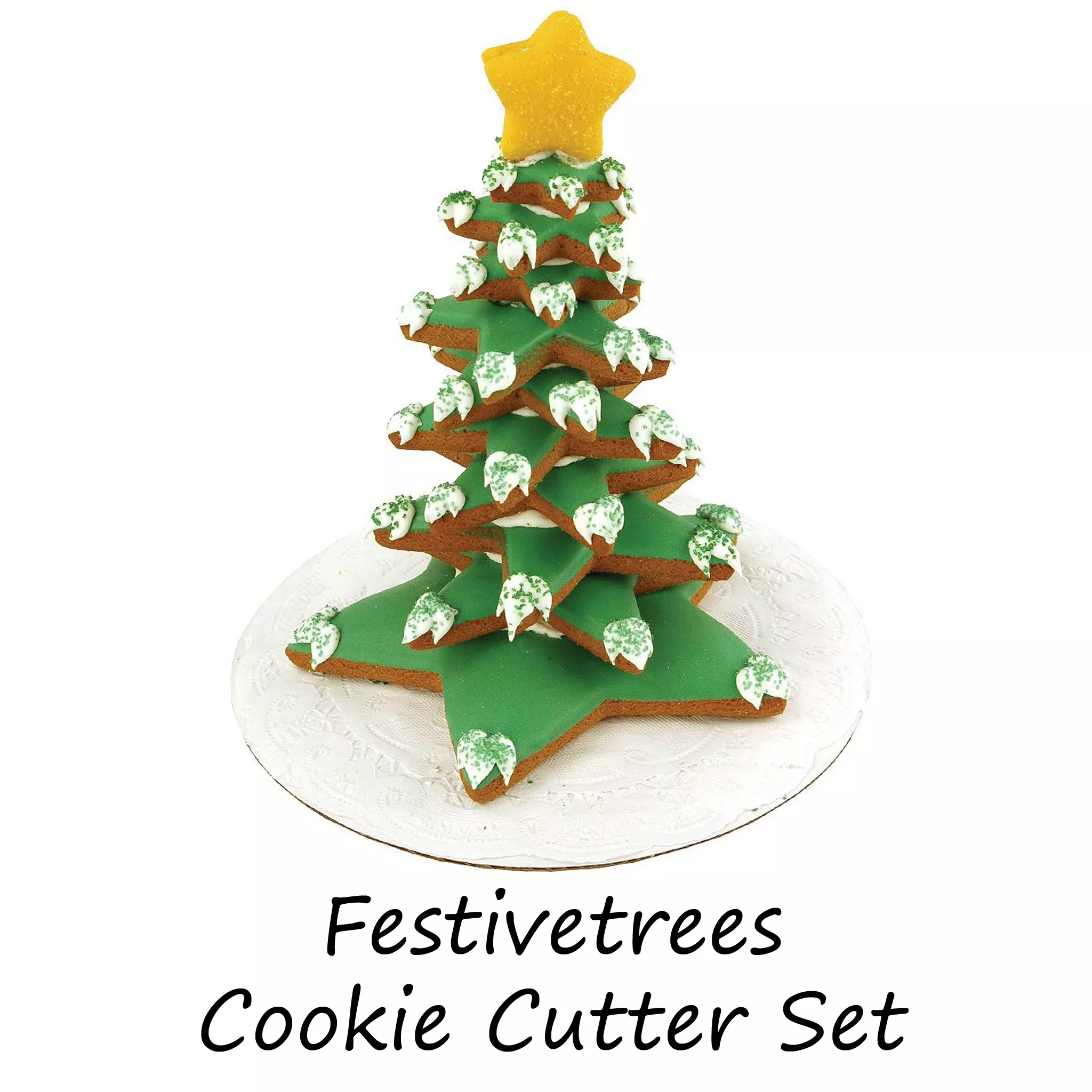 Festive Tree Cookie Cutter Bake Gift Set