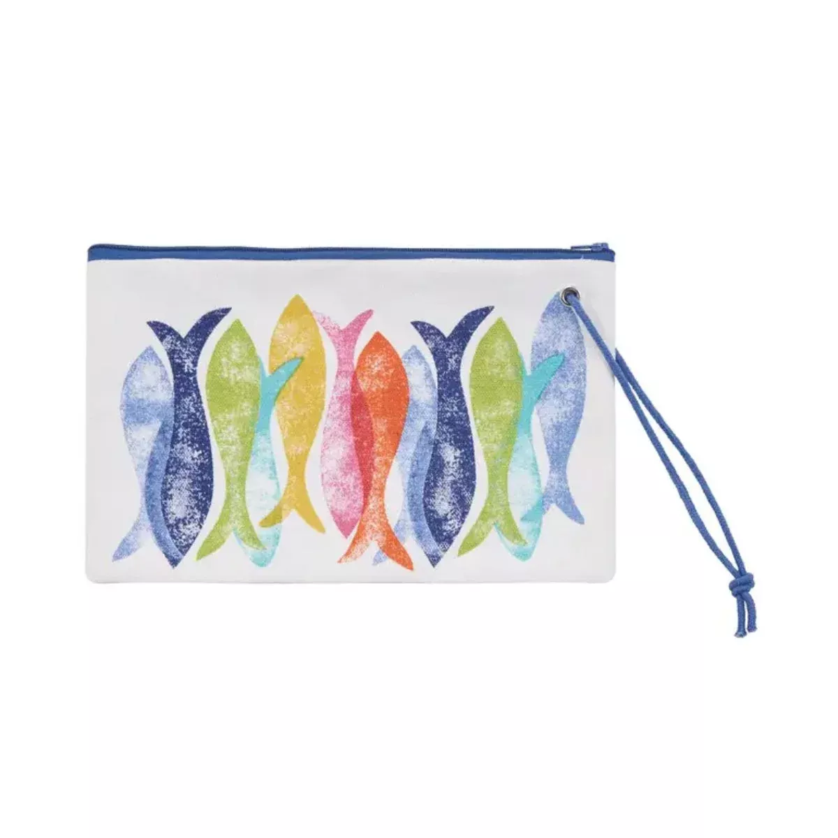 Fiesta Fish Cotton Wristlet