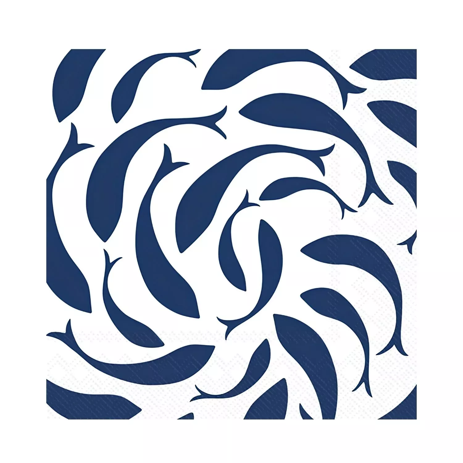 Fish Swirl Paper Cocktail Napkins (Pack of 20)