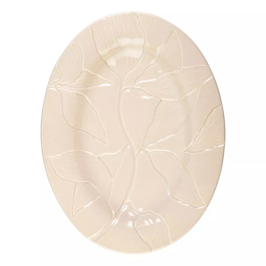 Florita Platter 35cm- Glazed Sandstone