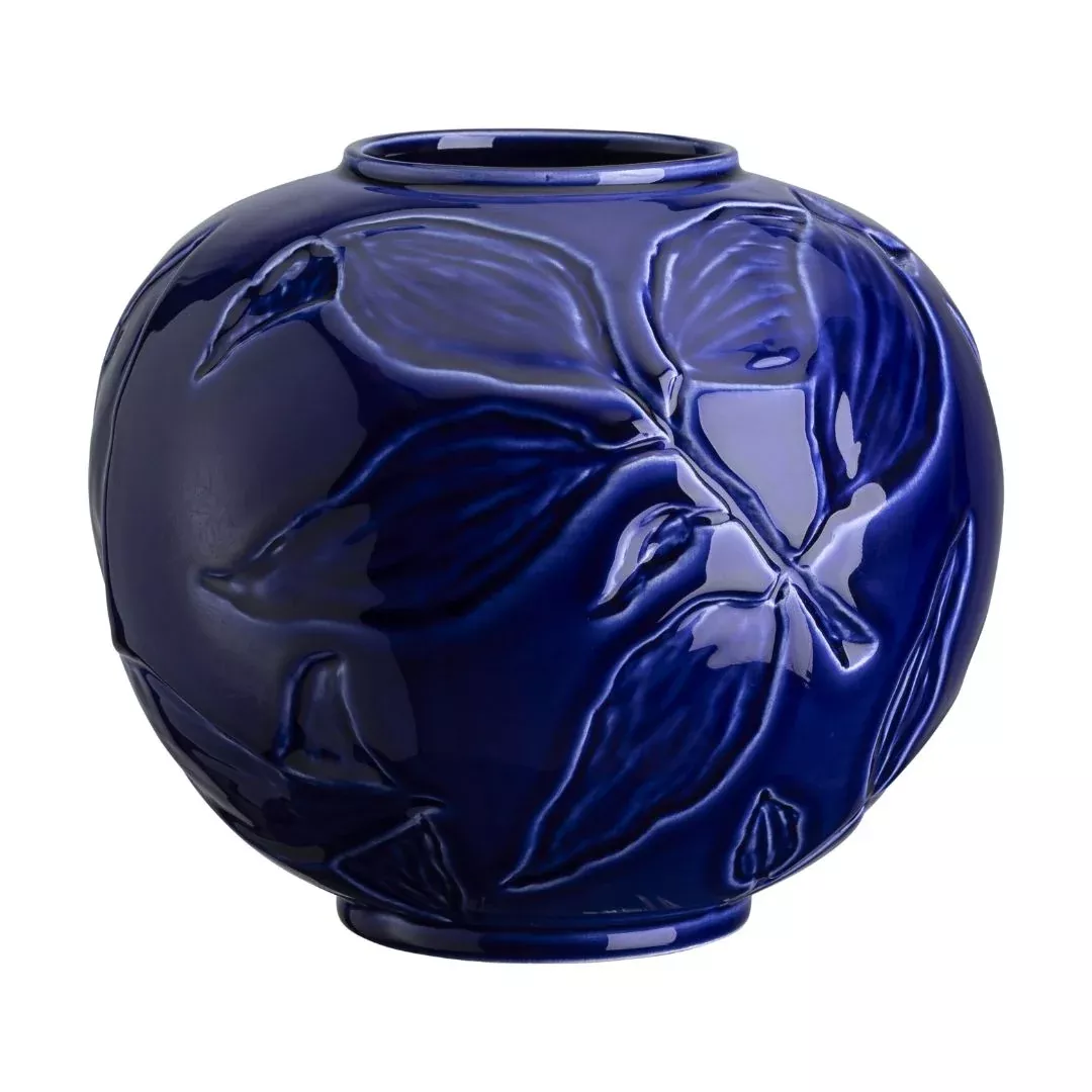 Florita Vase 15cm- Glazed Agate Blue