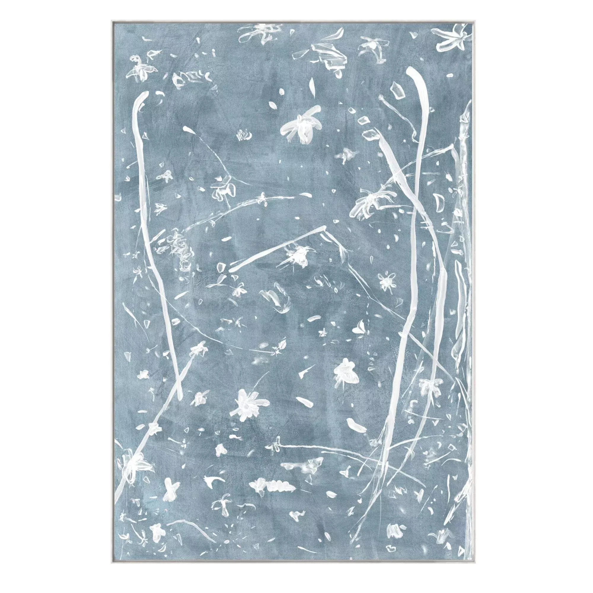 Frond Gestures I- Framed Canvas