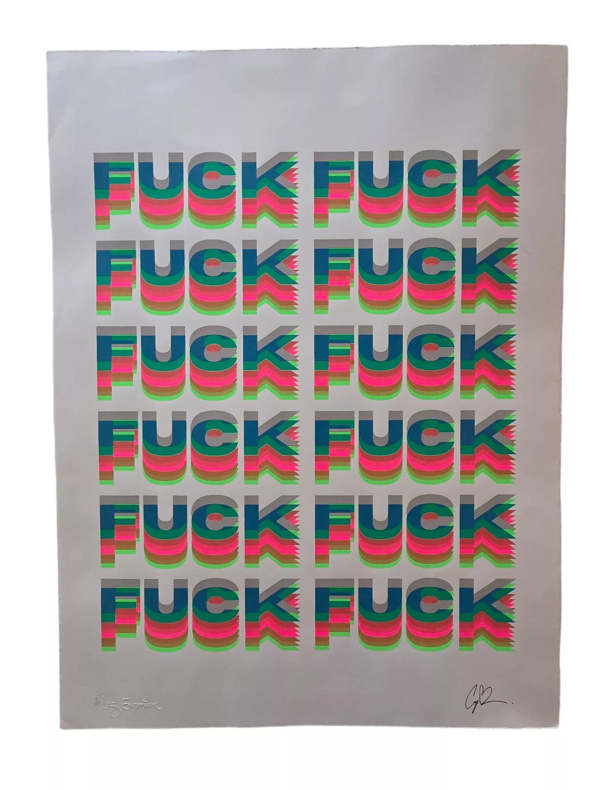 FUCK | blue/pink