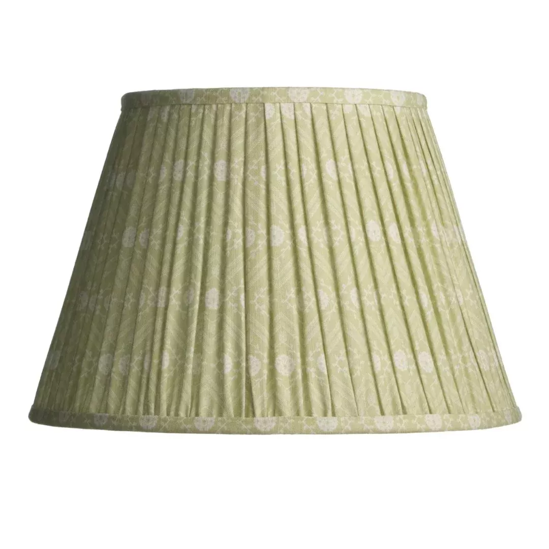 Gathered Tulipiere Lampshade - Pear