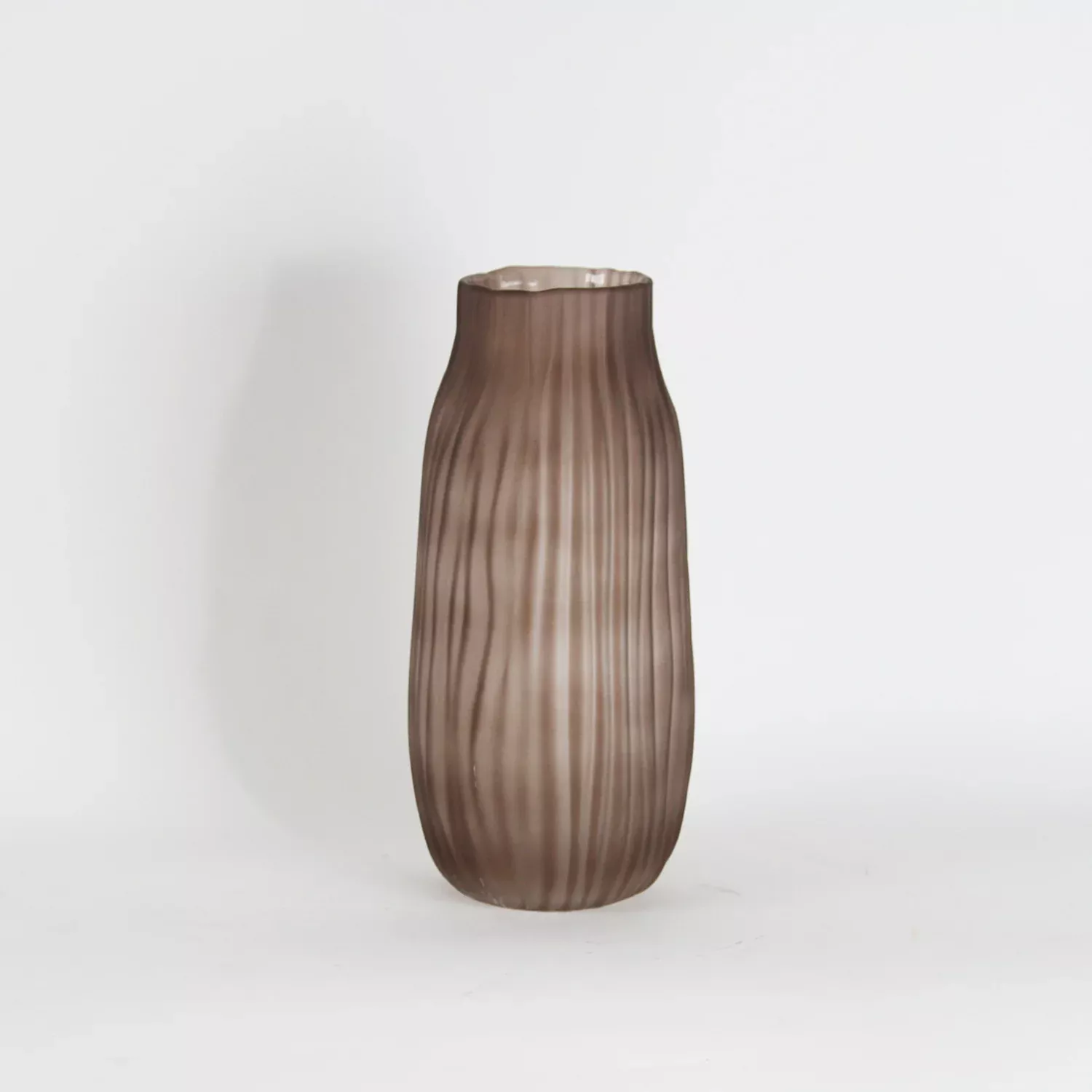 Grain Striped Glass Vase