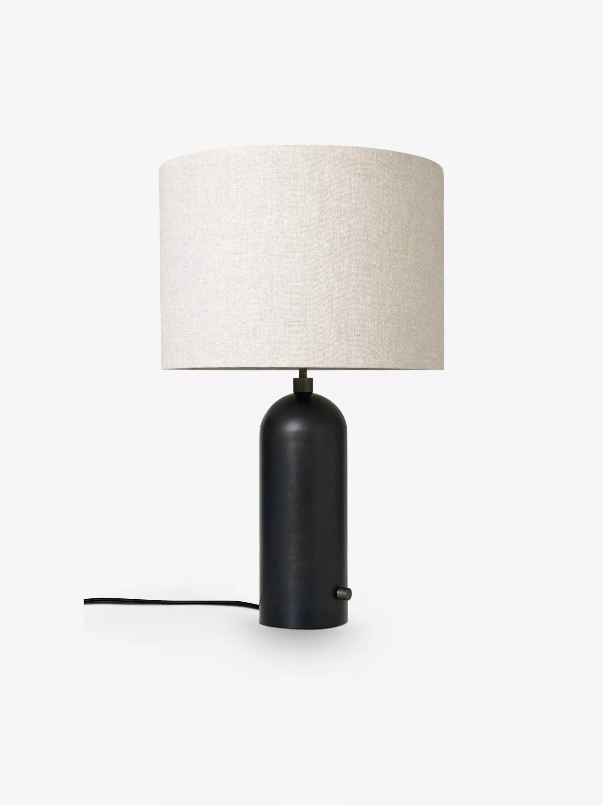 Gravity Large Table Lamp in Blackened Steel