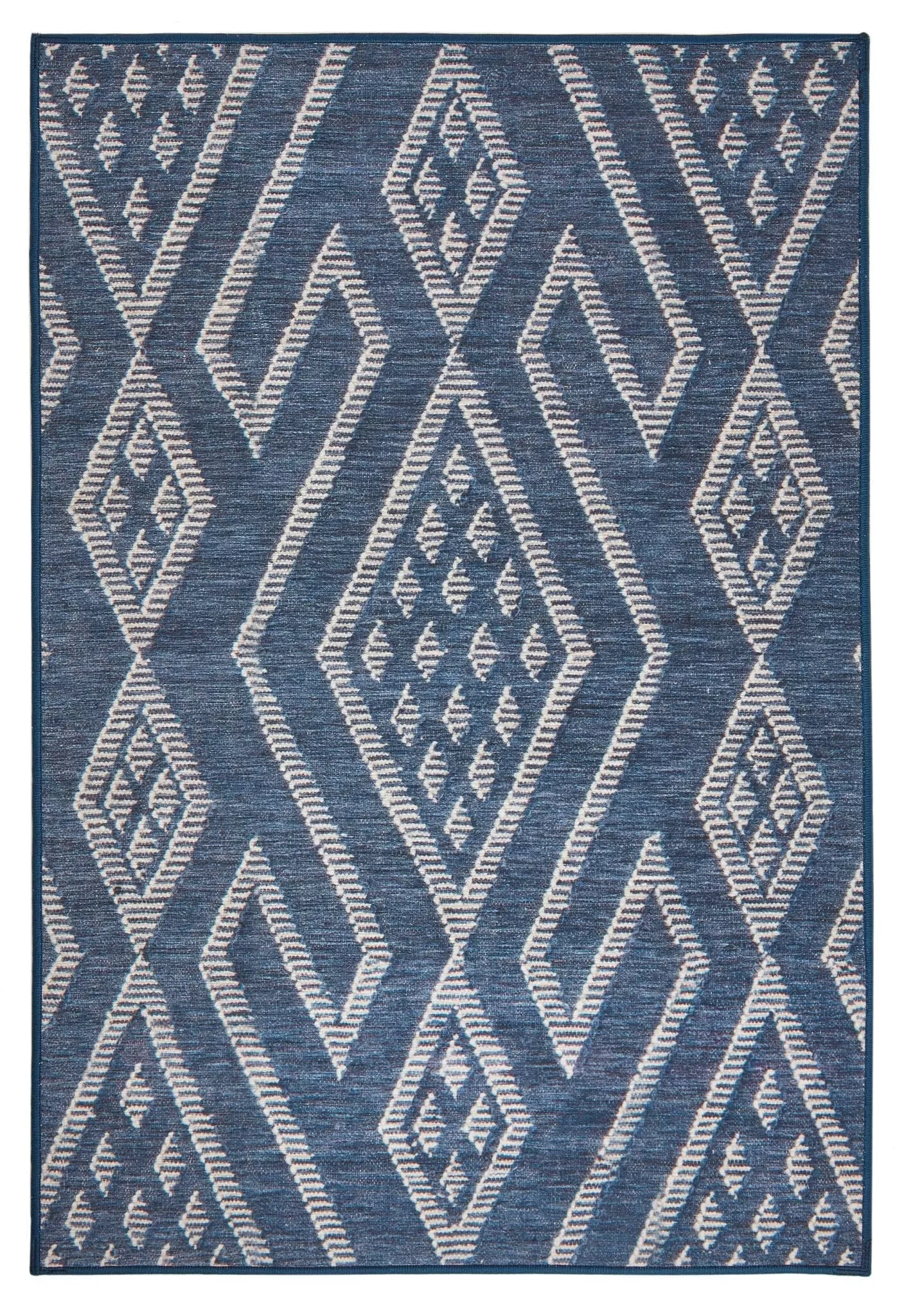 Guthrie Navy Machine Washable Rug
