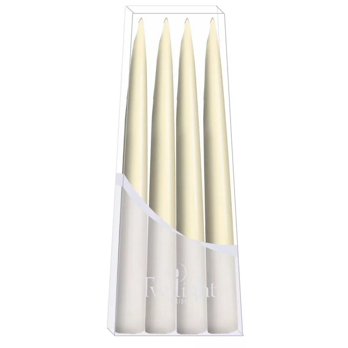 Hand-Dipped Danish Tapers - Off-White - Set of 4