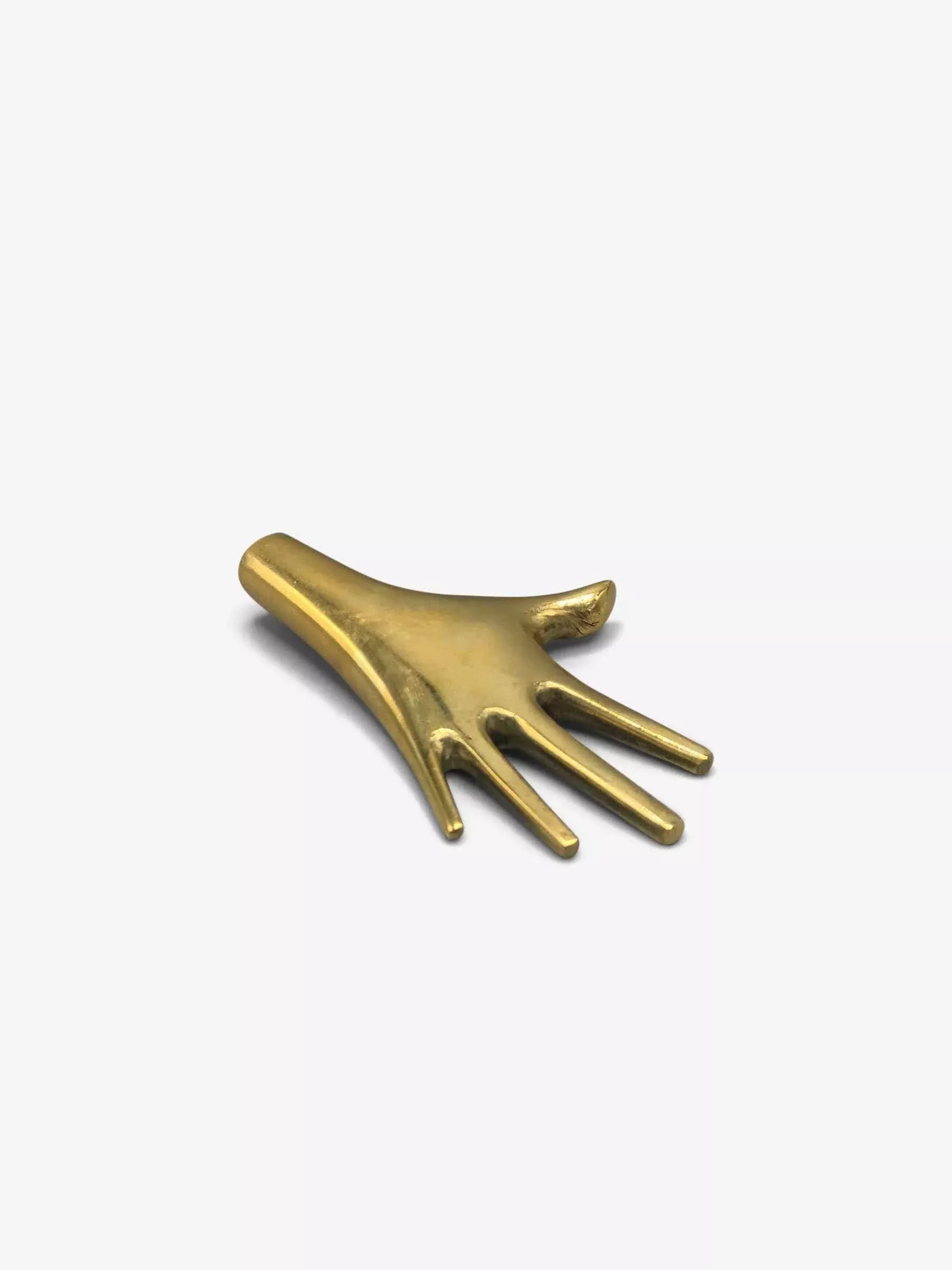 Hand Paperweight in Brass