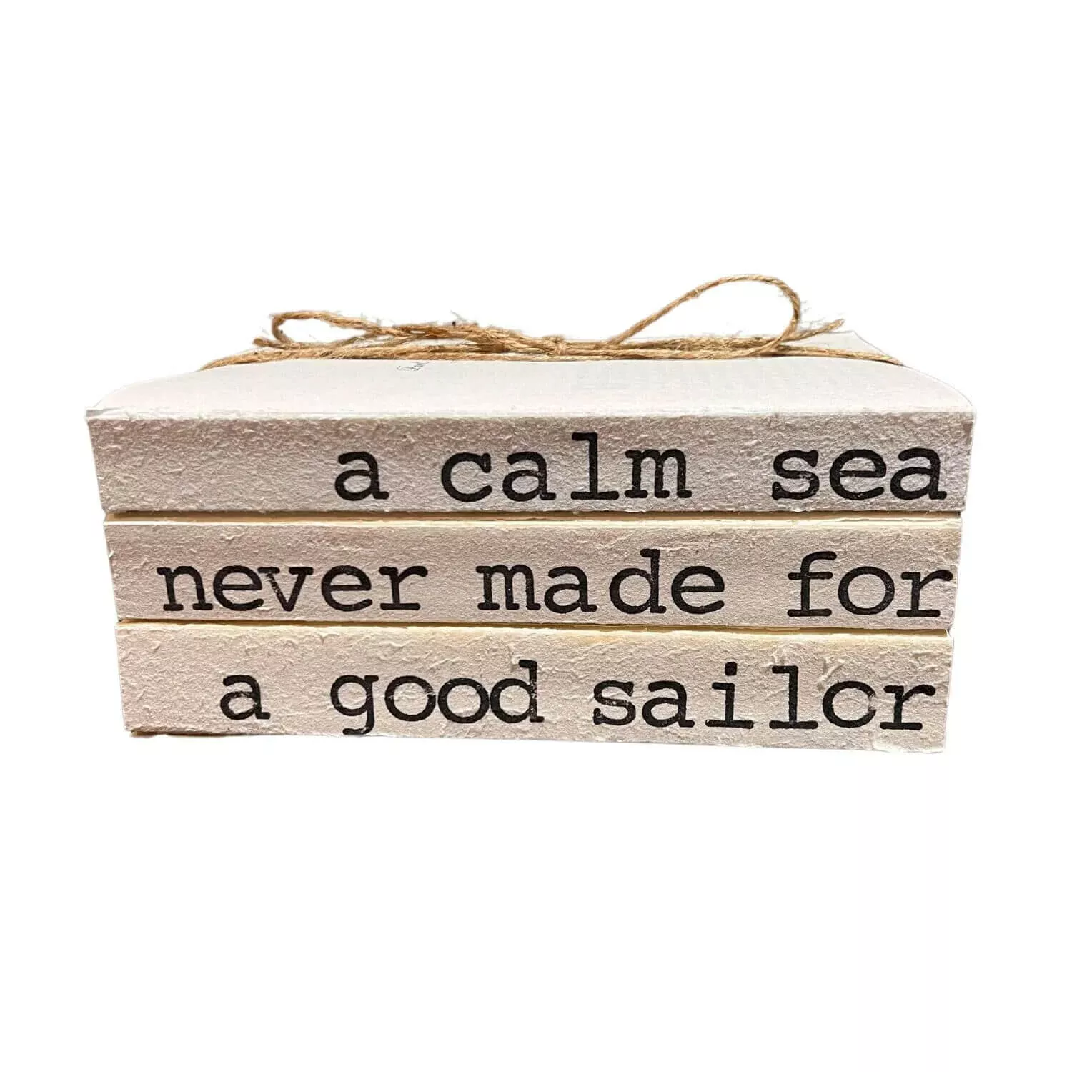 Hand Stamped Books, A Calm Sea