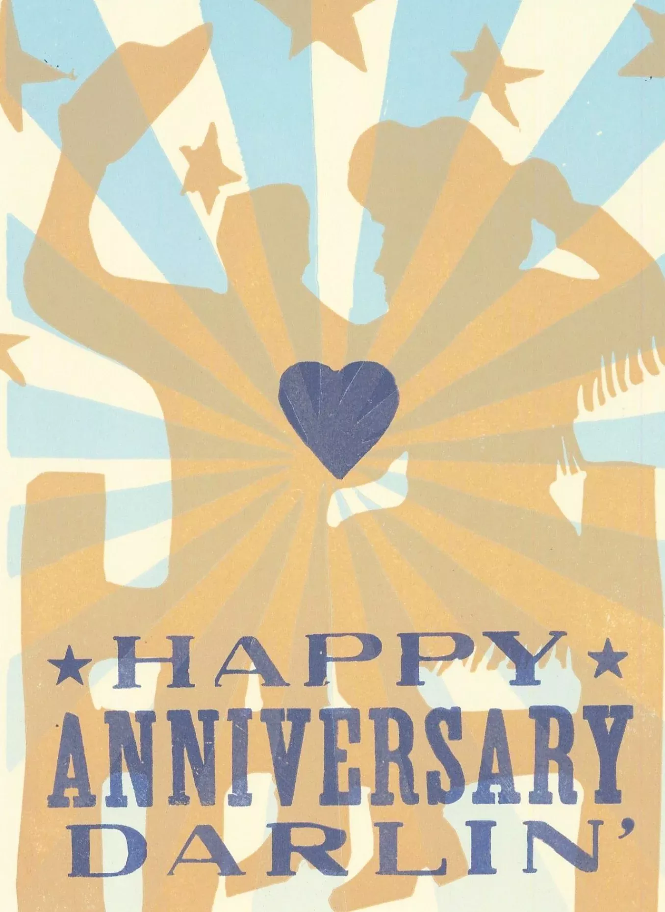 Happy Anniversary Darlin' Greeting Card