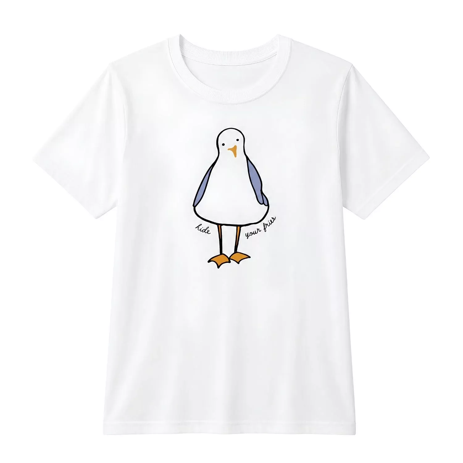 Hide Your Fries Seagull Tee
