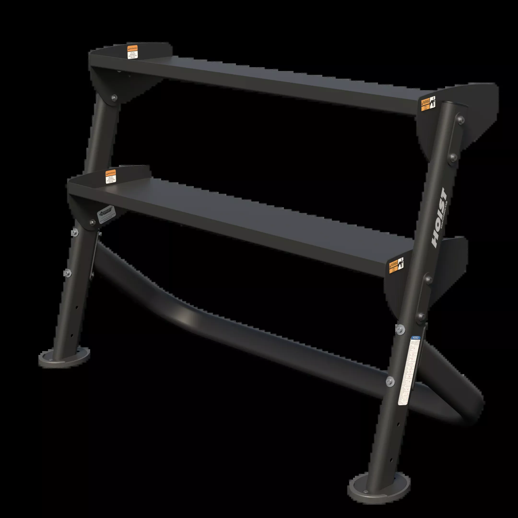 Hoist 48" Dumbbell Rack (2-Tier)