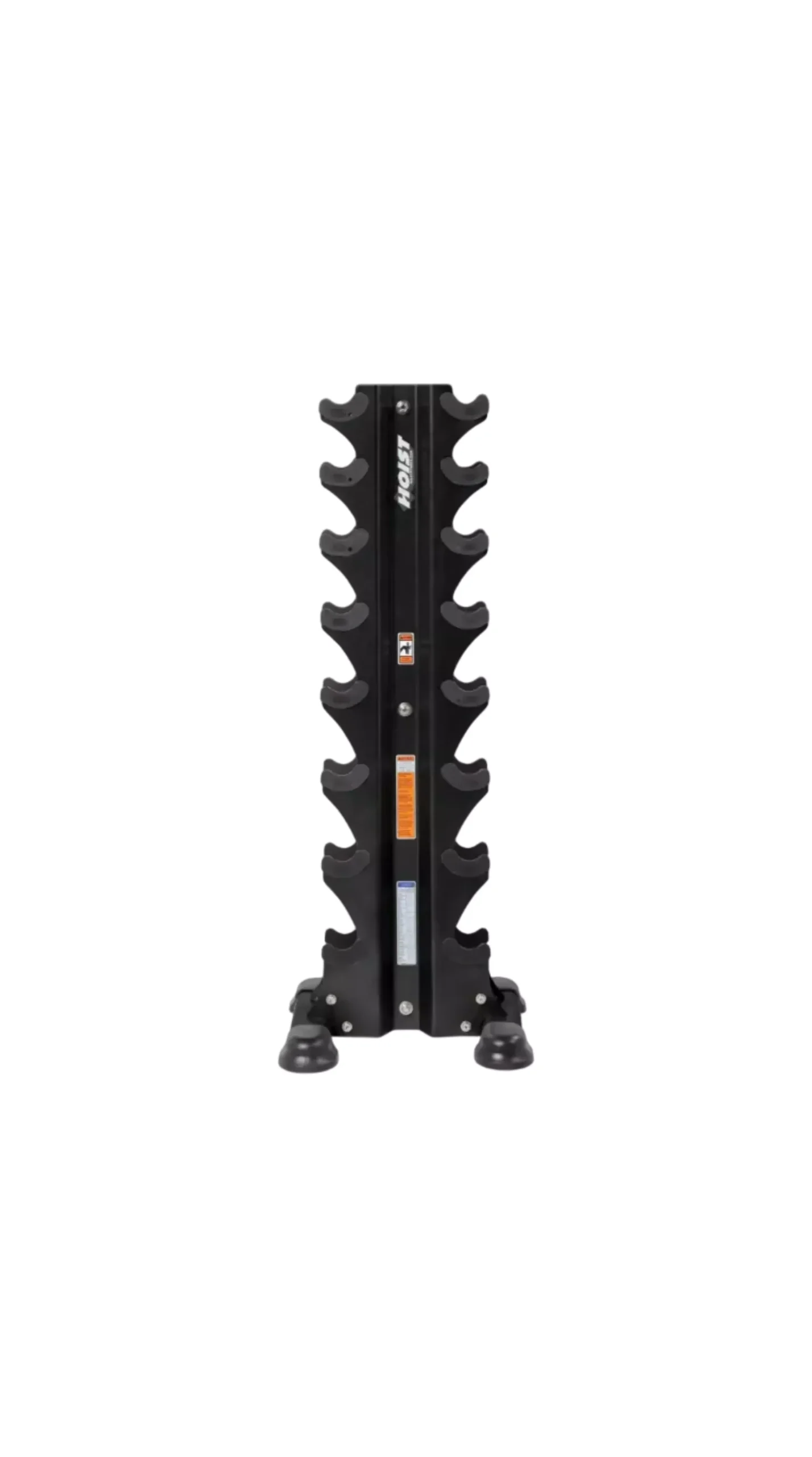 Hoist 8 Pair Vertical Hex Dumbbell Rack (Dumbbells Not Included)