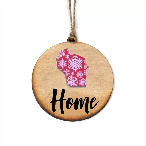 "Home" Christmas Ornament - WW007