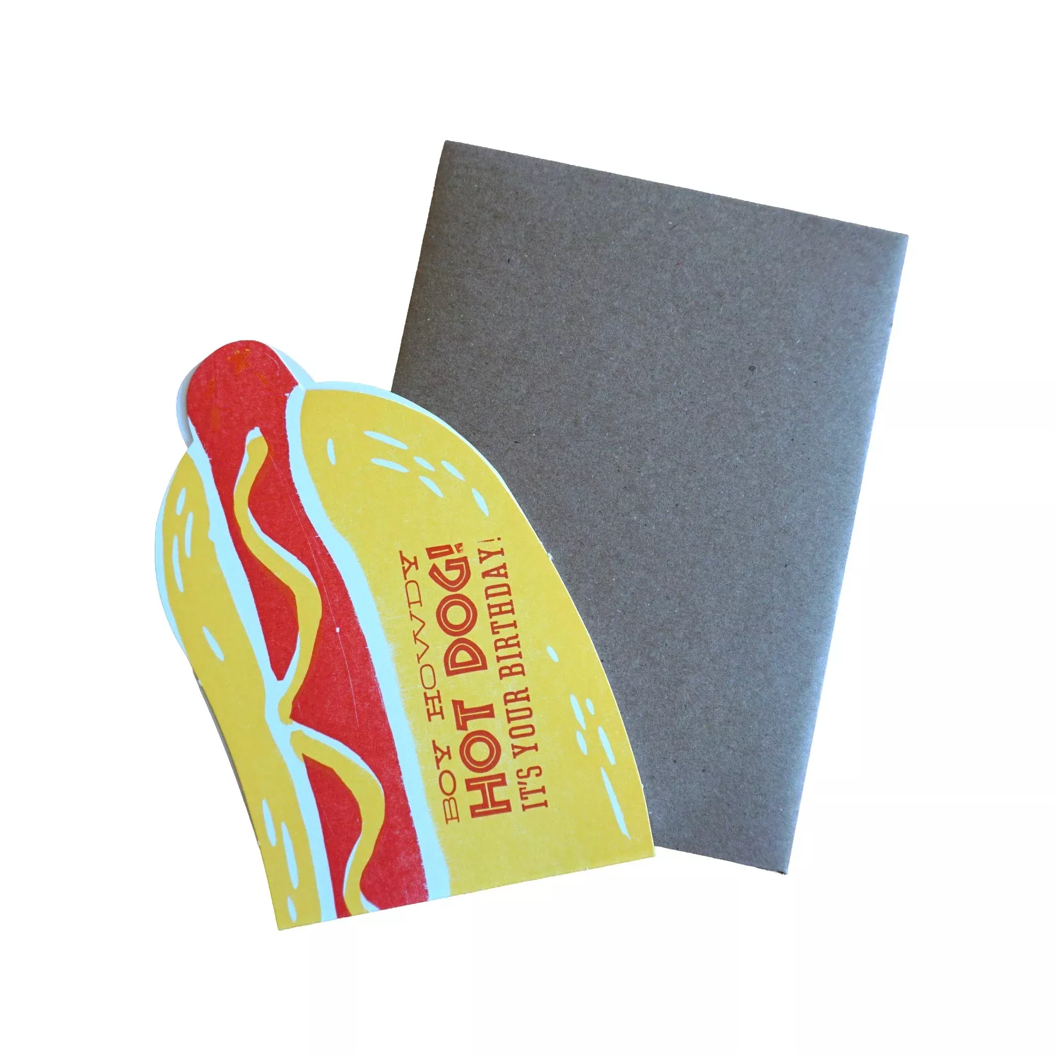 Hot Dog Birthday Card