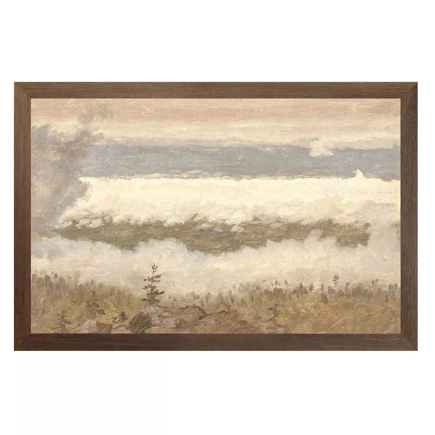 Hudson River School- Clouds From the Catskills C. 1870- Canvas on Board