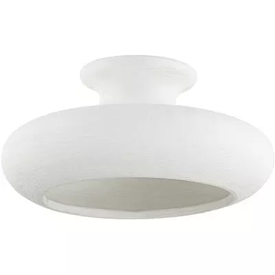 Hudson Valley - Annie 1-Light Semi Flush - BKO1200-AGB/CWL