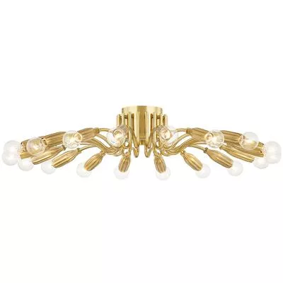 Hudson Valley - Barney 18-Light Semi Flush - 5932-AGB