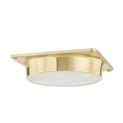 Hudson Valley - Greenwich 1-Light Flush Mount - 8301-AGB
