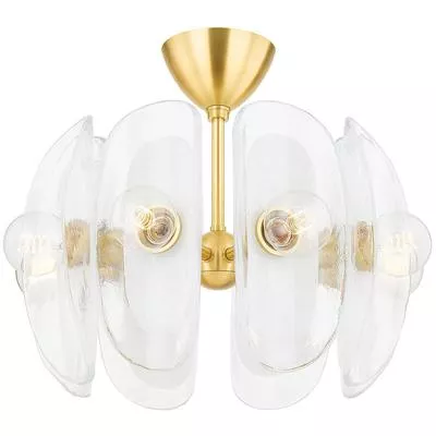 Hudson Valley - Hilo 8-Light Semi Flush - 9122-AGB