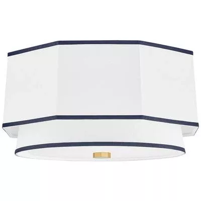 Hudson Valley - Riverdale 2-Light Flush Mount - 3218-AGB