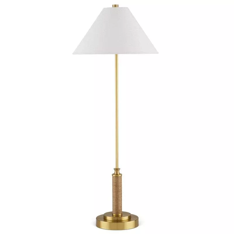 Ippolito Brass Console Lamp