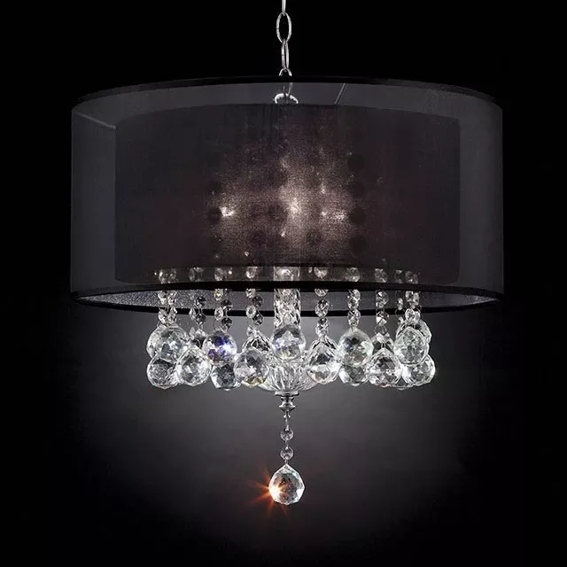 Ivy Chrome Ceiling Lamp