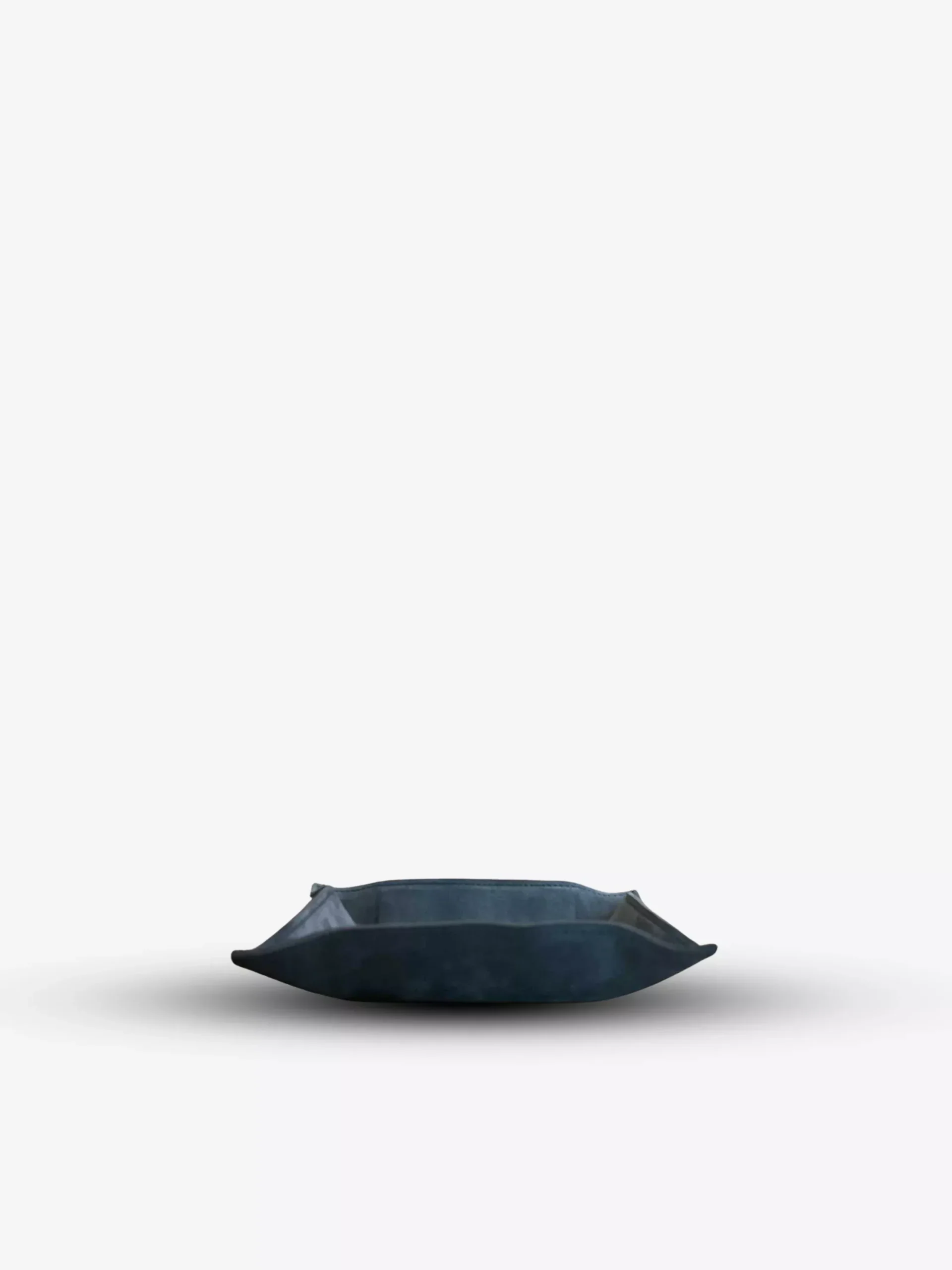Jack Valet Square Tray Medium in Suede Calfskin
