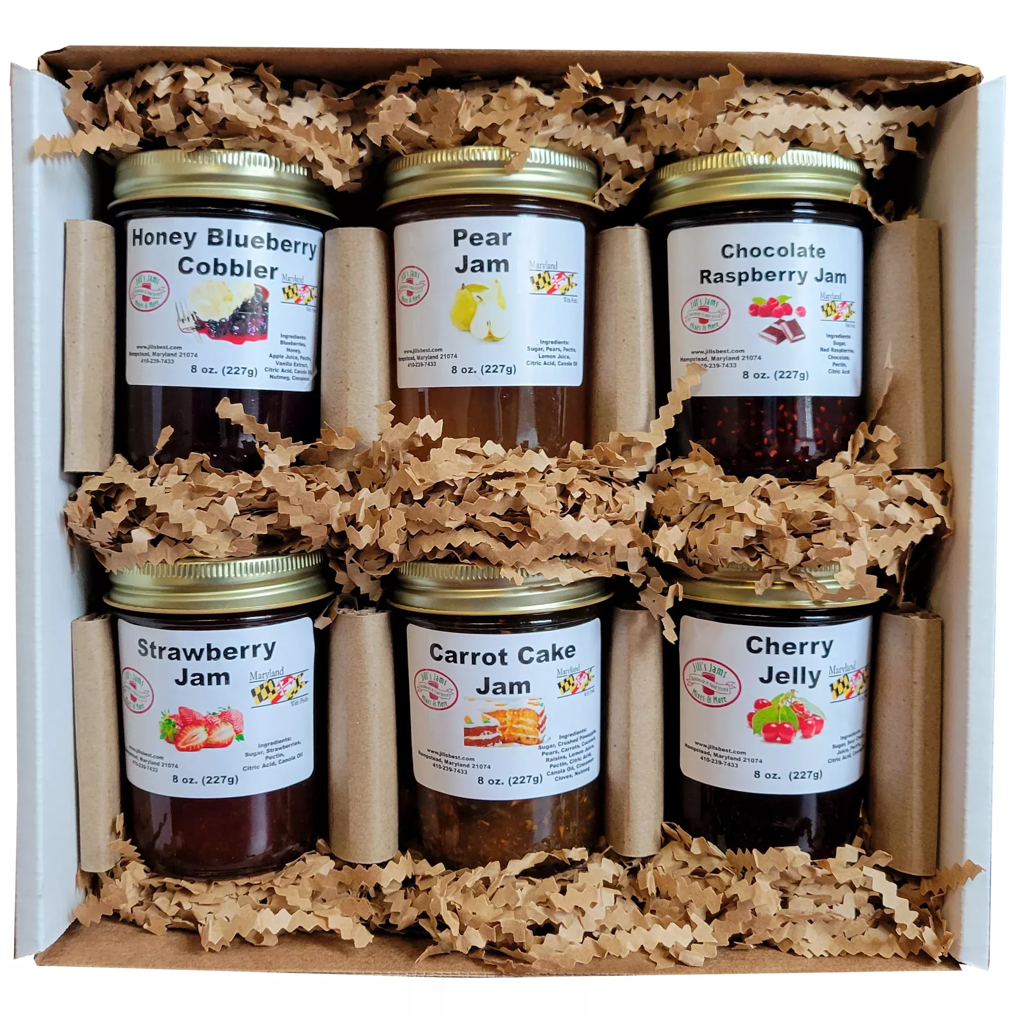 Jam & Jelly 6 Jar Gift Box