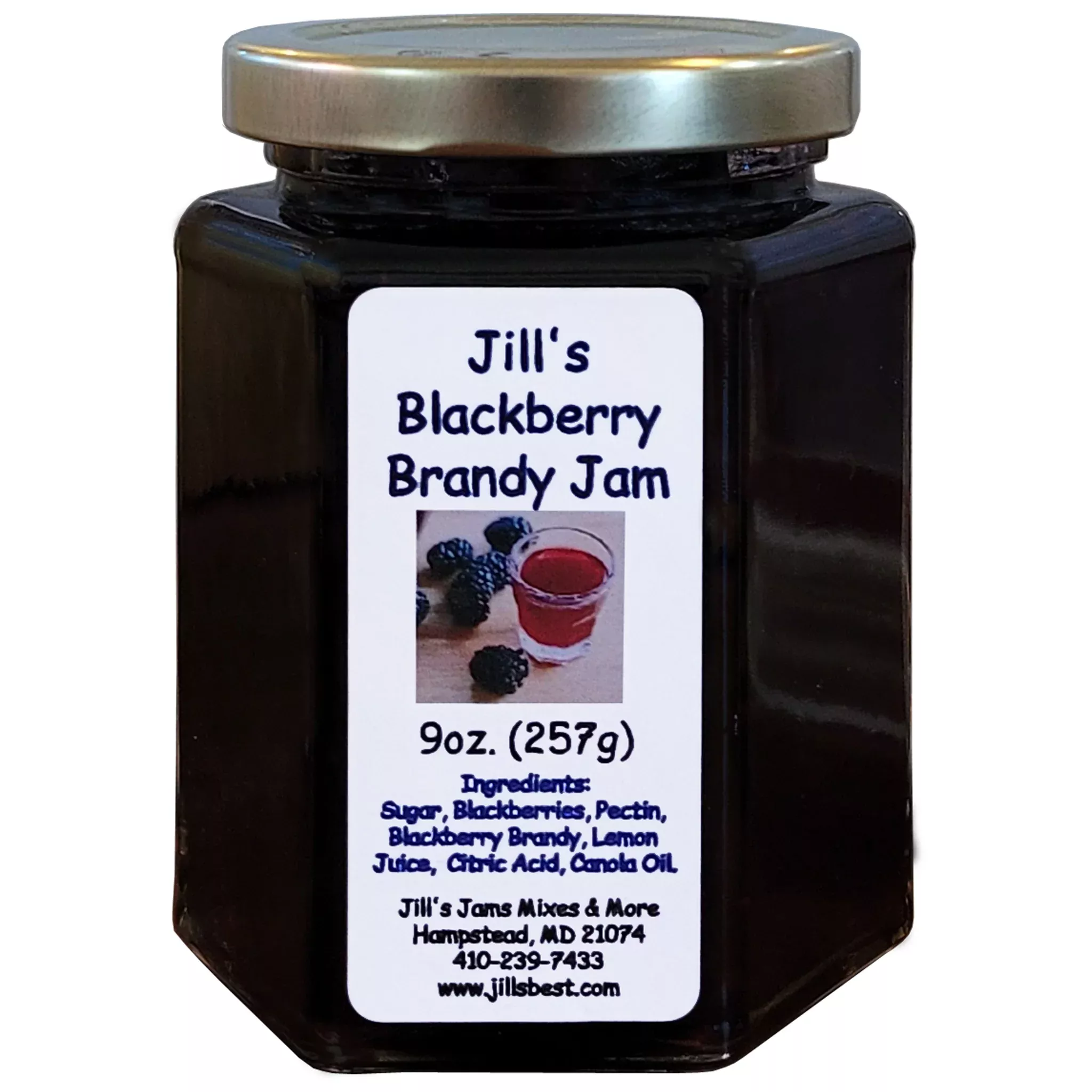 Jill's Blackberry & Brandy Gourmet Jam
