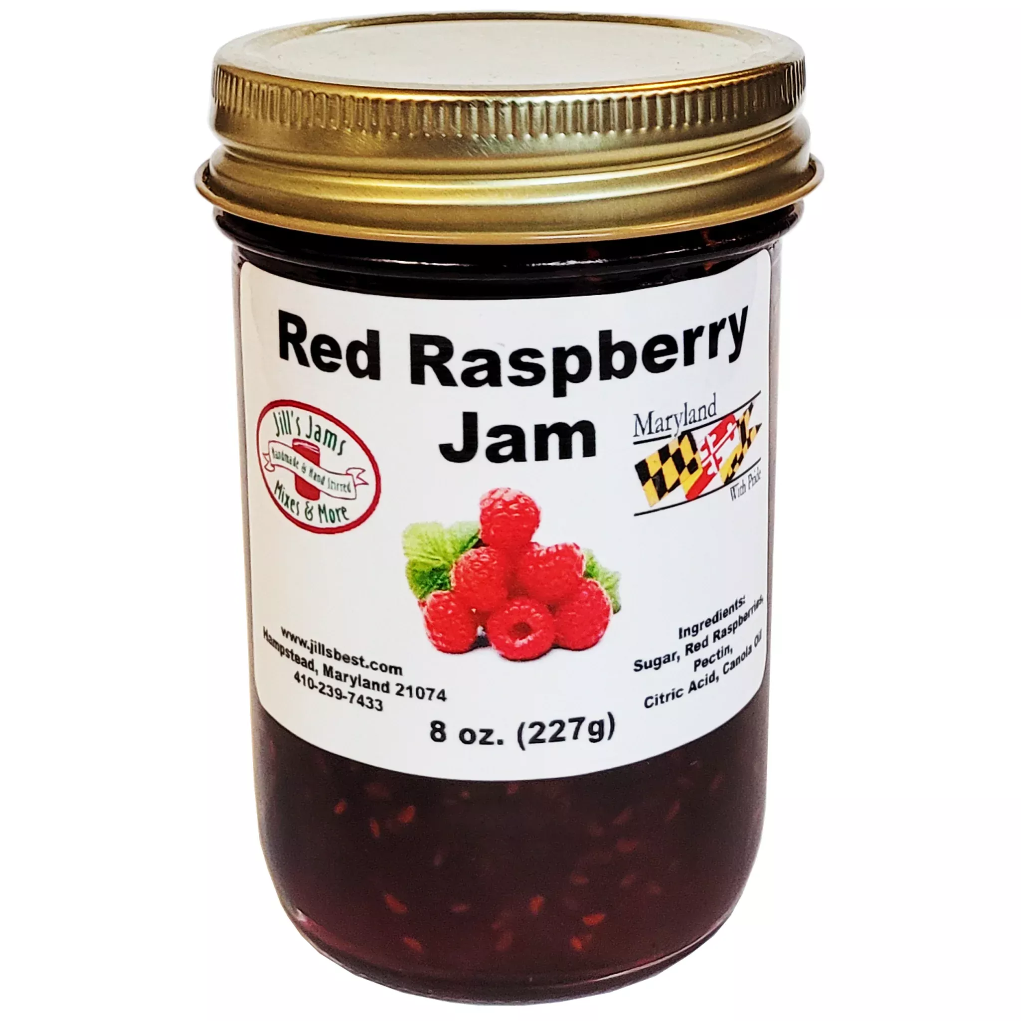 Jill's Red Raspberry Jam