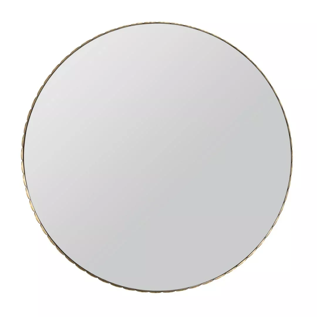 Jules Round Gold Wall Mirror