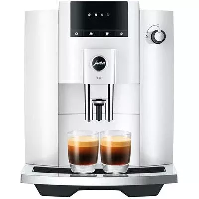 Jura - E4 Automatic Coffee Machine Piano White - 15560