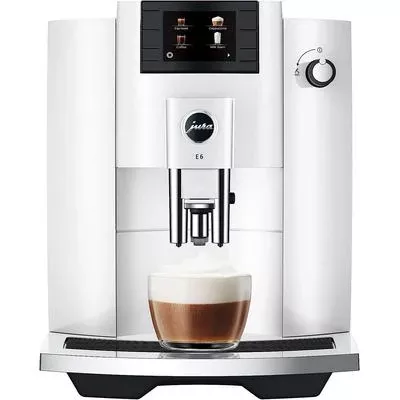 Jura - E6 Automatic Coffee Maker - Piano White - 15559
