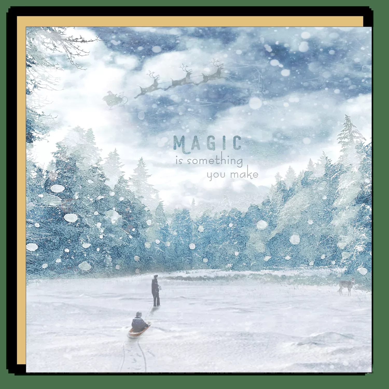 Keepsake Cards - Christmas Card - Magic is Something