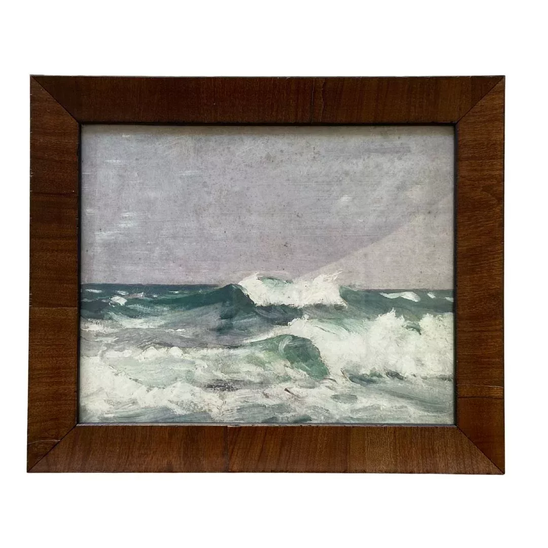 Landscape Waves Vintage Print