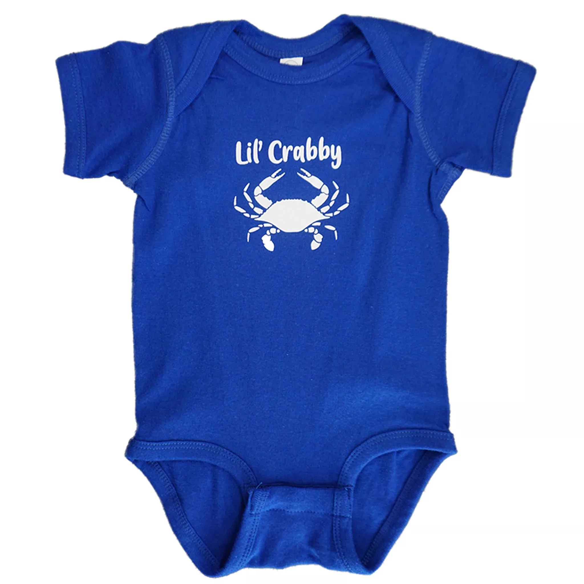 Lil' Crabby Royal Blue Onesie