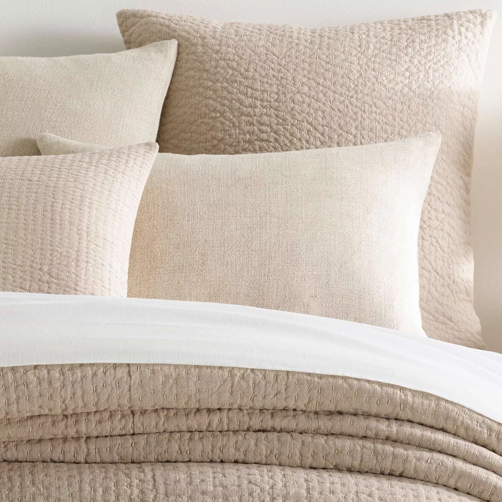 Linen Chenille Natural sham