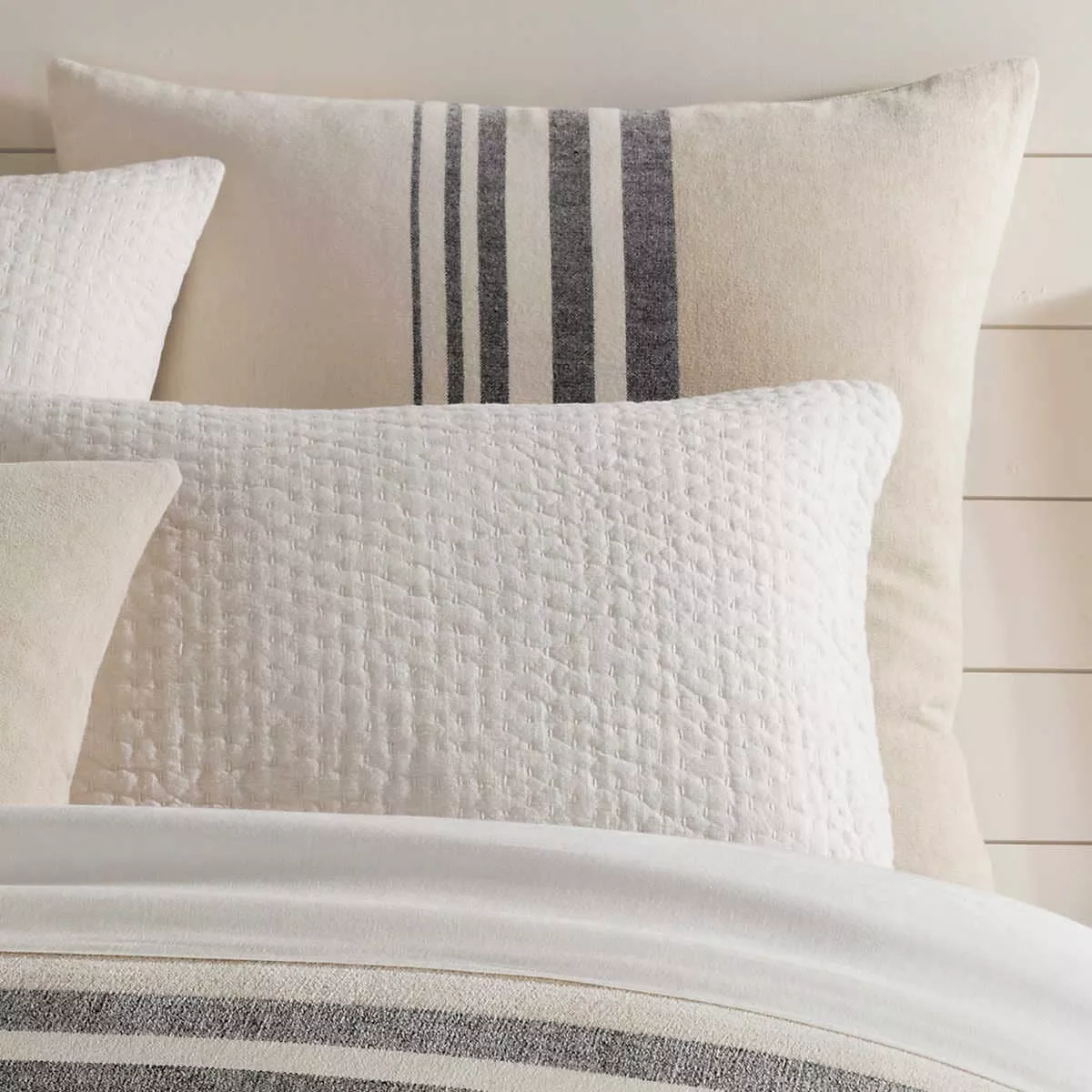 Linen Chenille Stripe Sham