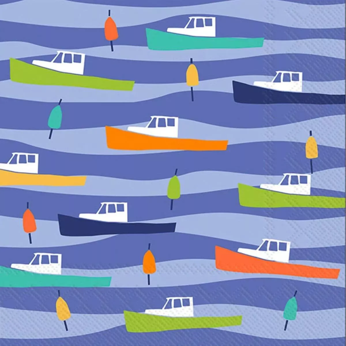 Lobster Boat Paper Cocktail Napkins (Pack of 20)
