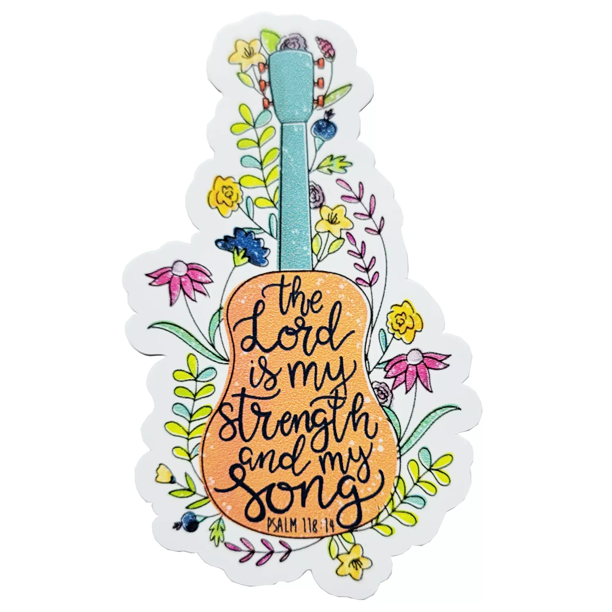 Lord Is My Strength Vinyl Sticker