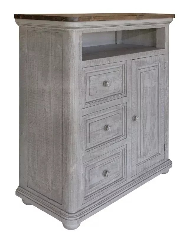 Luna Gray 3 Drawer, 1 Door, Chest TV