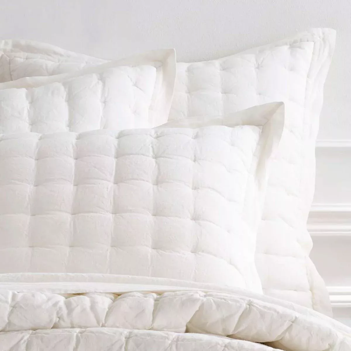 Lush Linen Ivory Puff Sham