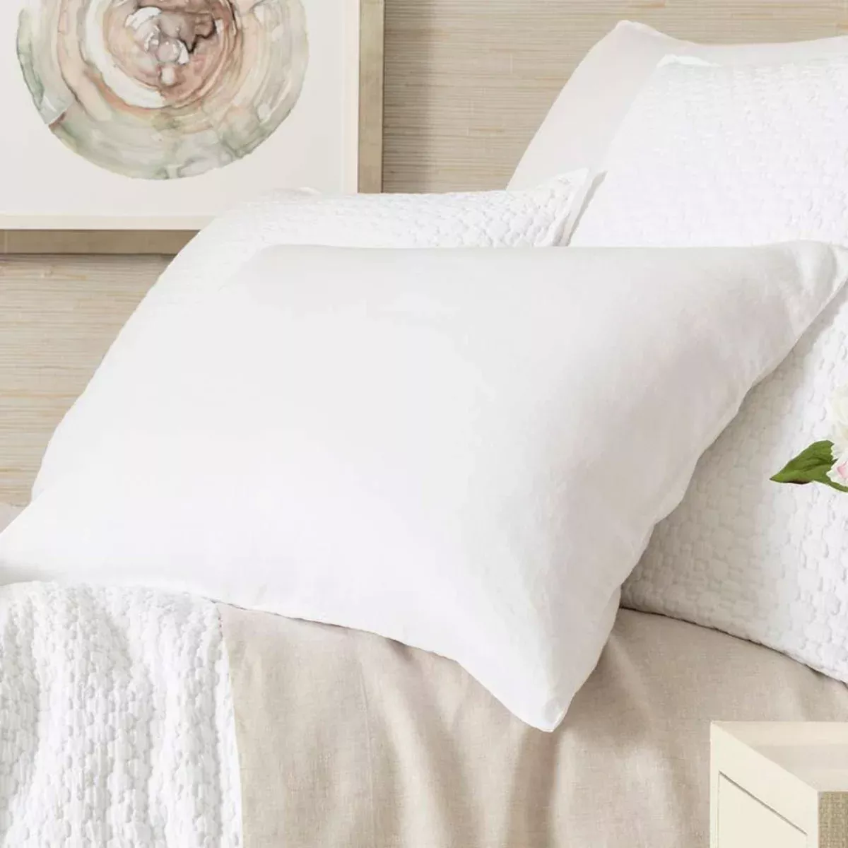 Lush Linen White Sham