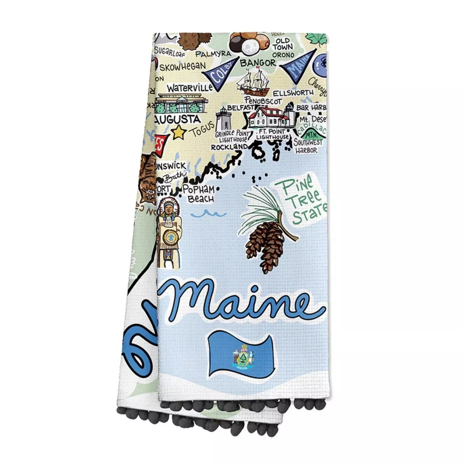 Maine Cotton Tea Towel