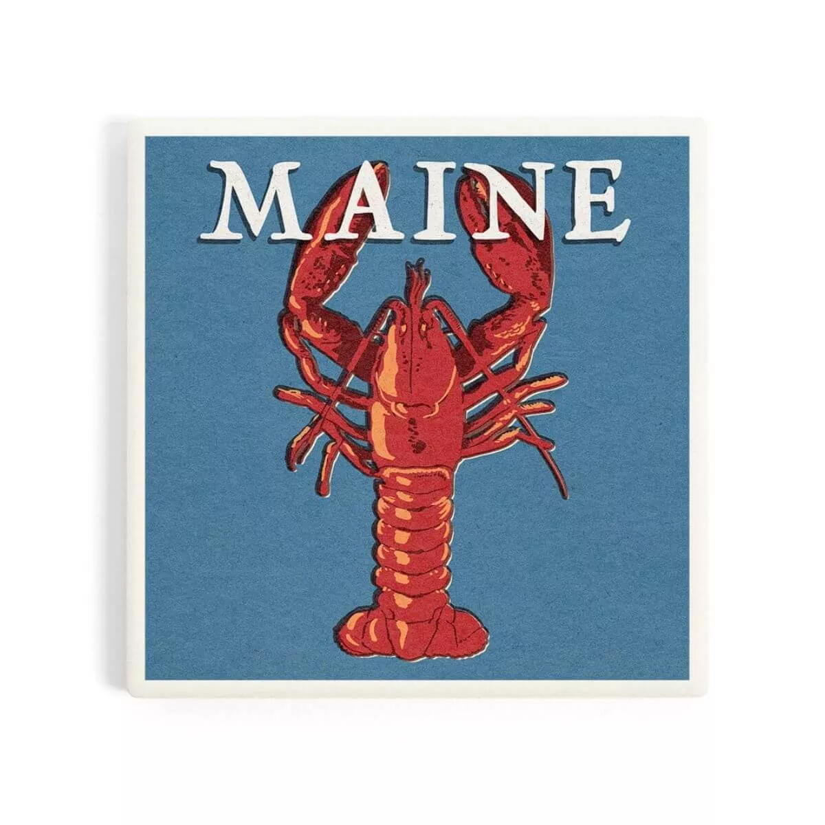 Maine Lobster Ceramic Coaster