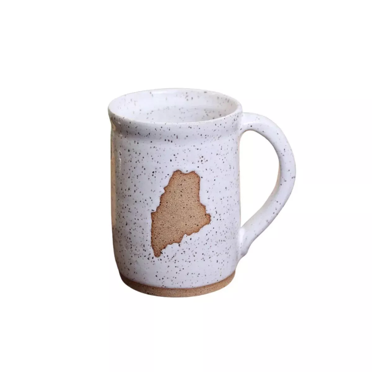 Maine State Ceramic Mug, White
